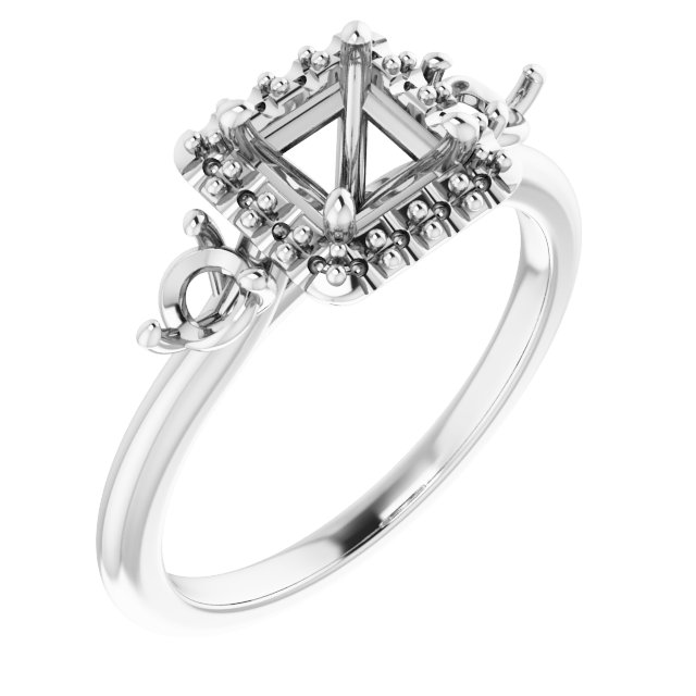 Halo-Style Engagement Ring