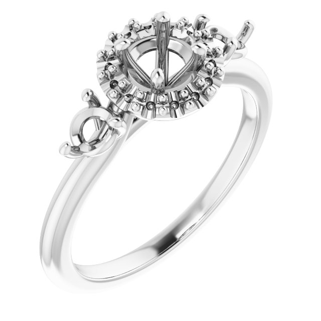 Halo-Style Engagement Ring