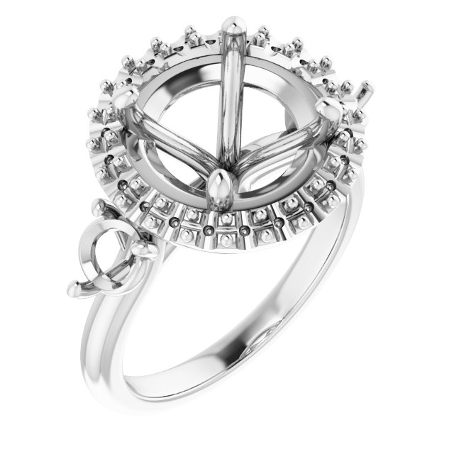 Halo-Style Engagement Ring