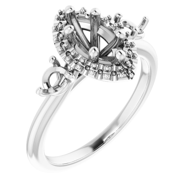 Halo-Style Engagement Ring