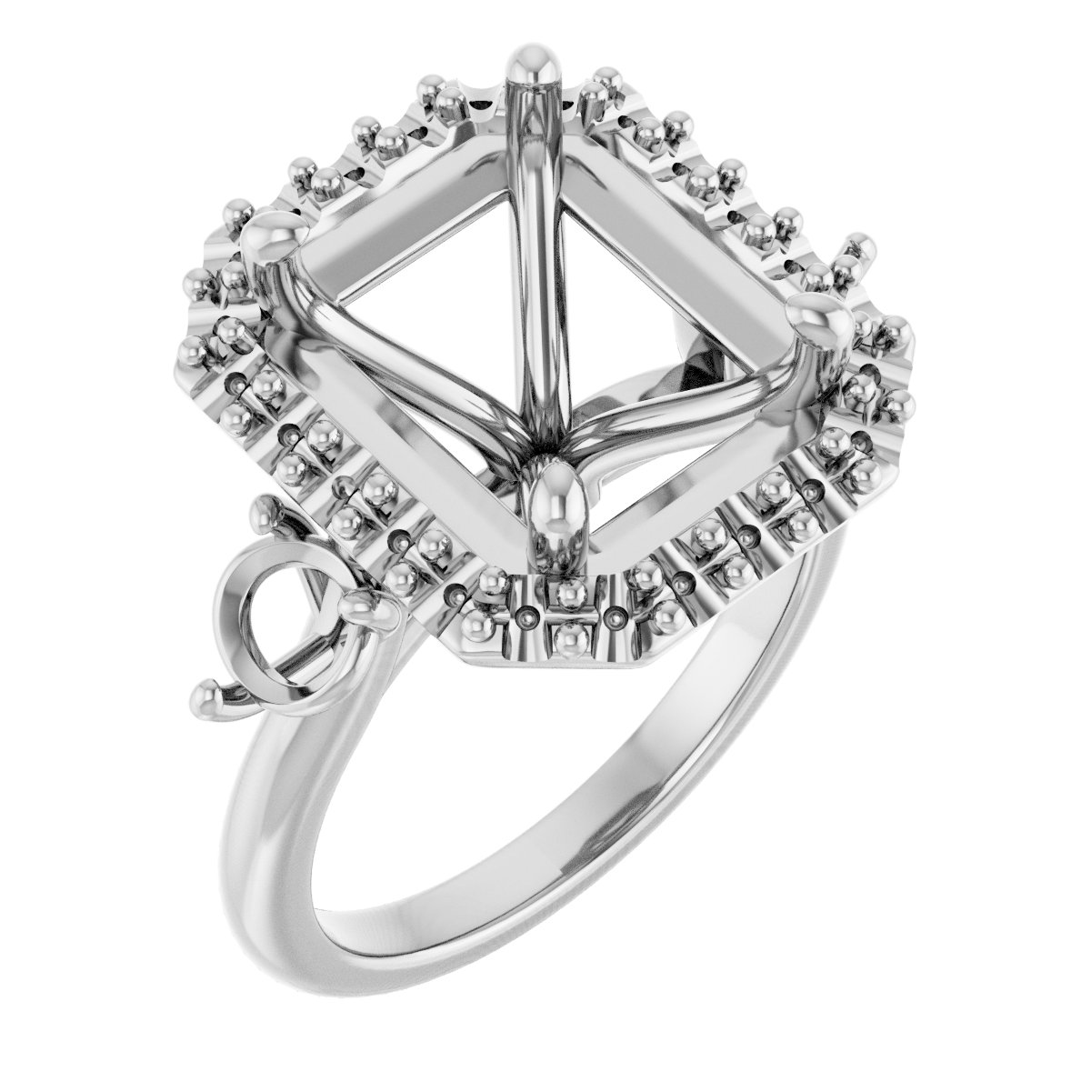 Halo-Style Engagement Ring