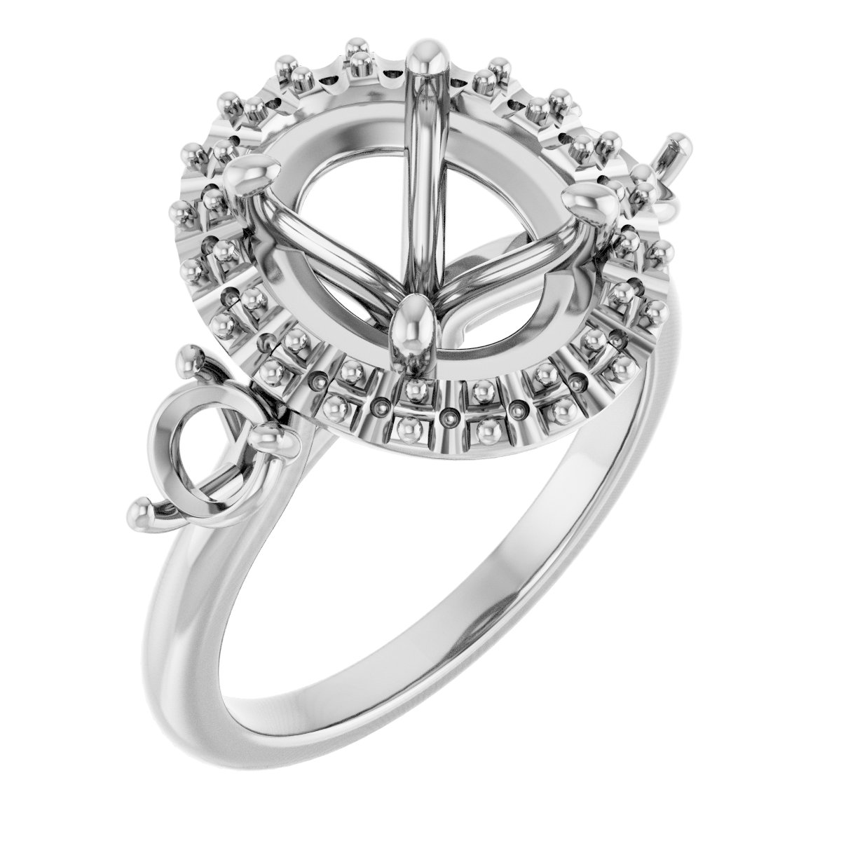 Halo-Style Engagement Ring