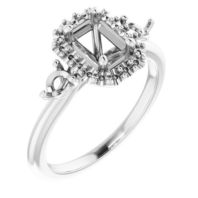 Halo-Style Engagement Ring