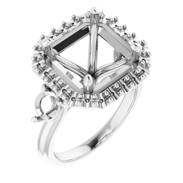 Halo-Style Engagement Ring