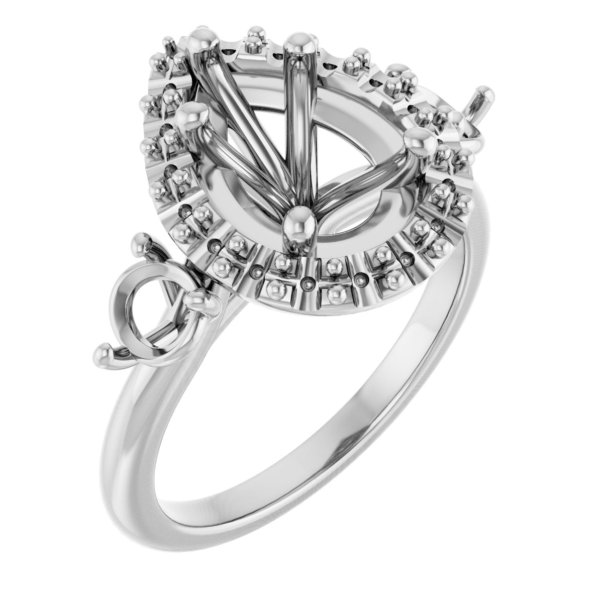 Halo-Style Engagement Ring