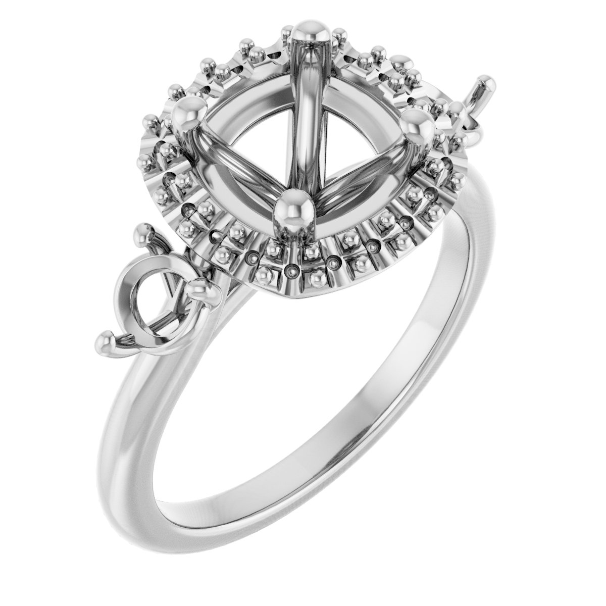 Halo-Style Engagement Ring