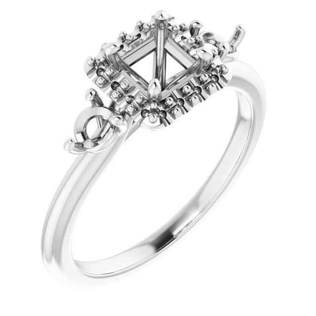Halo-Style Engagement Ring