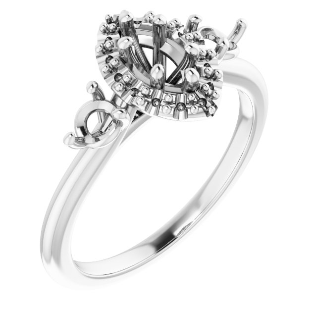 Halo-Style Engagement Ring