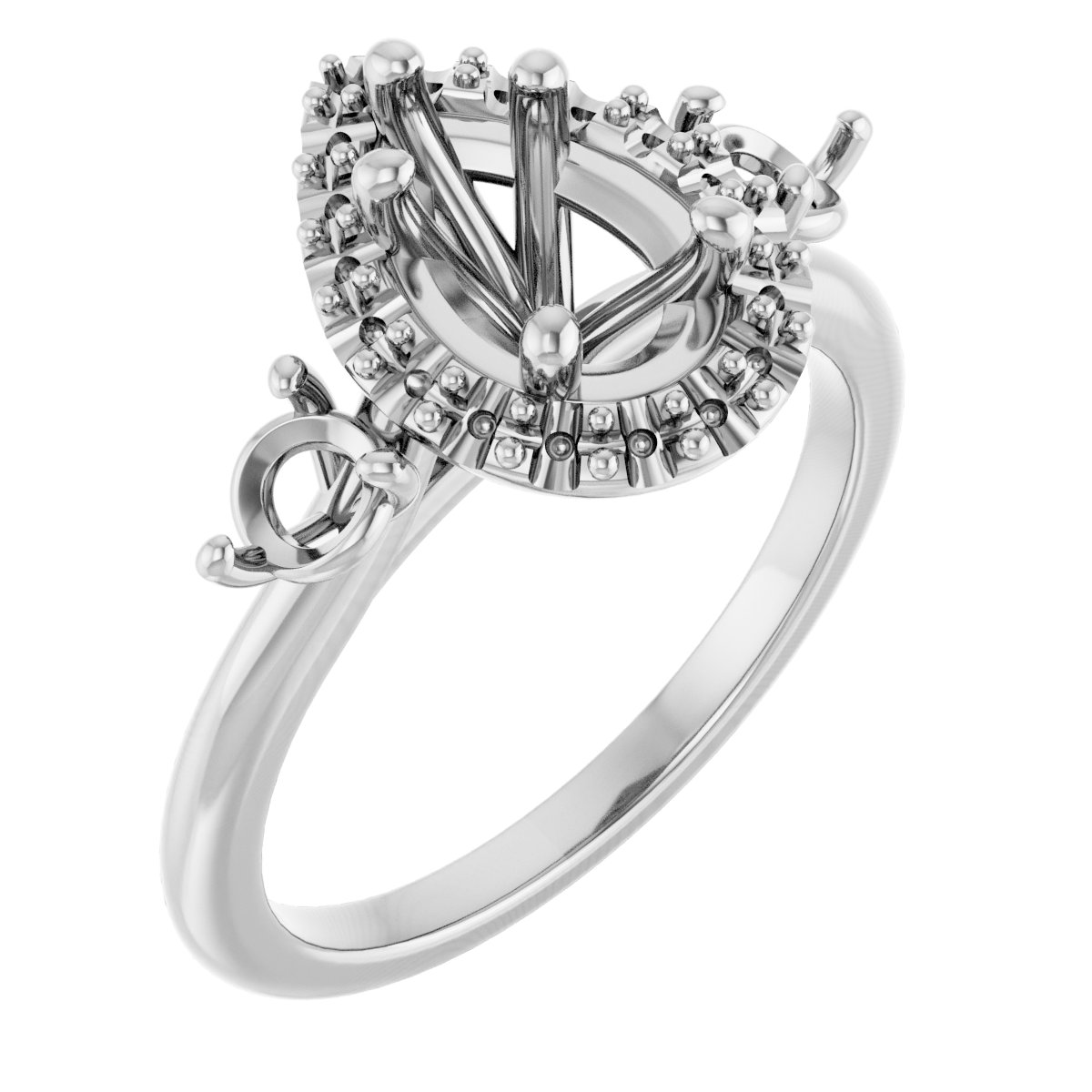 Halo-Style Engagement Ring