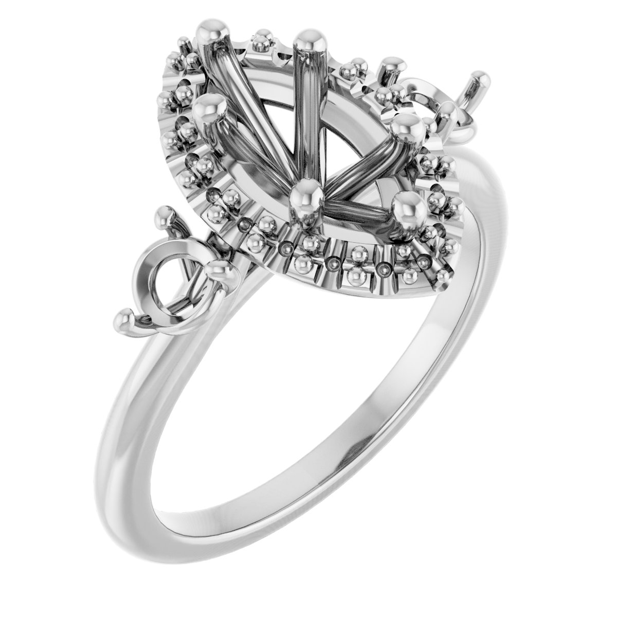 Halo-Style Engagement Ring