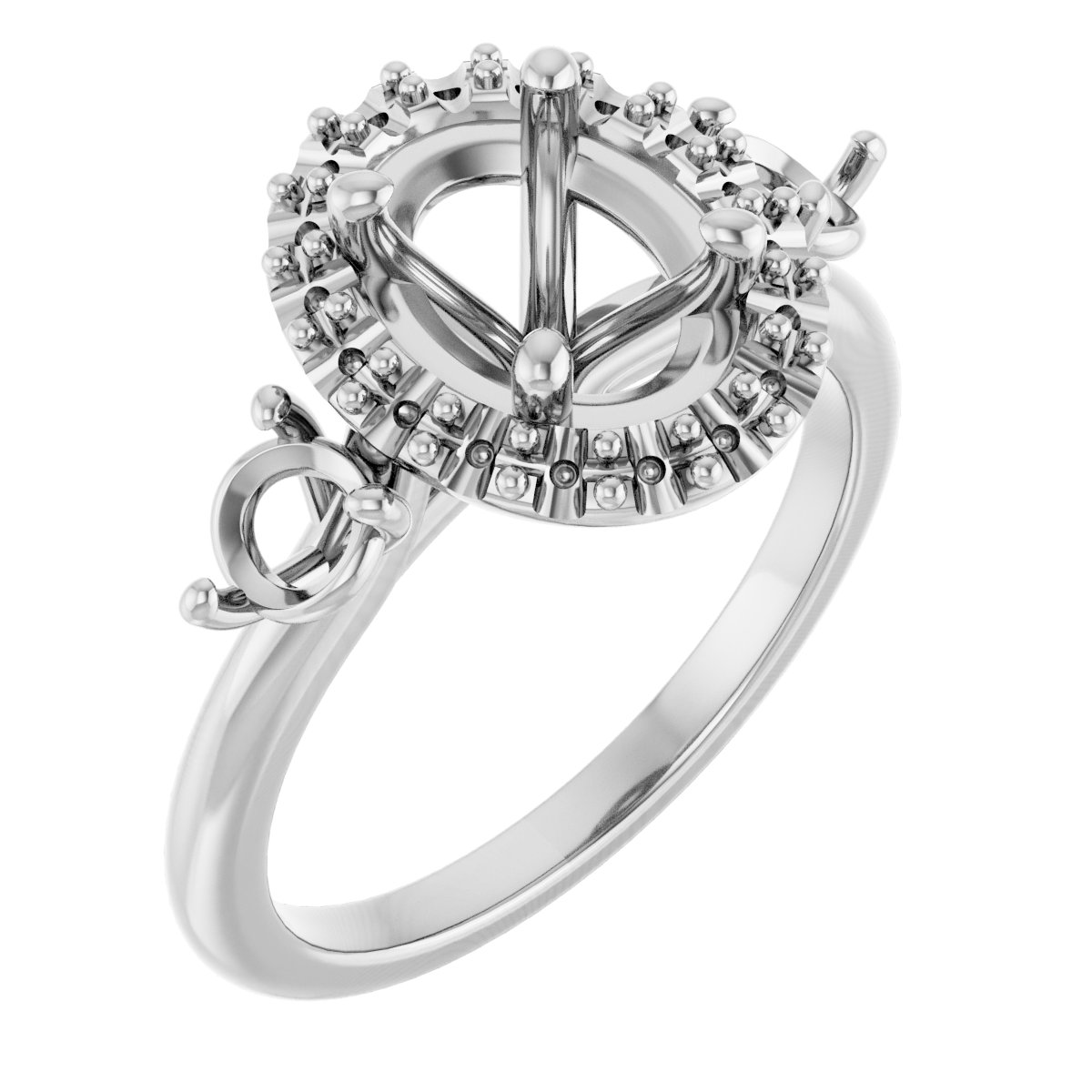 Halo-Style Engagement Ring