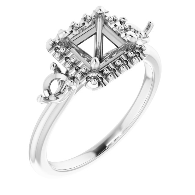Halo-Style Engagement Ring