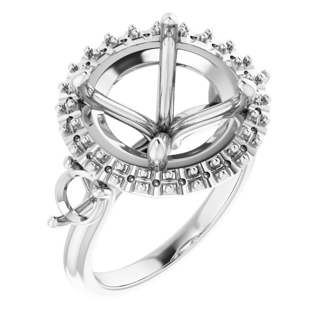 Halo-Style Engagement Ring
