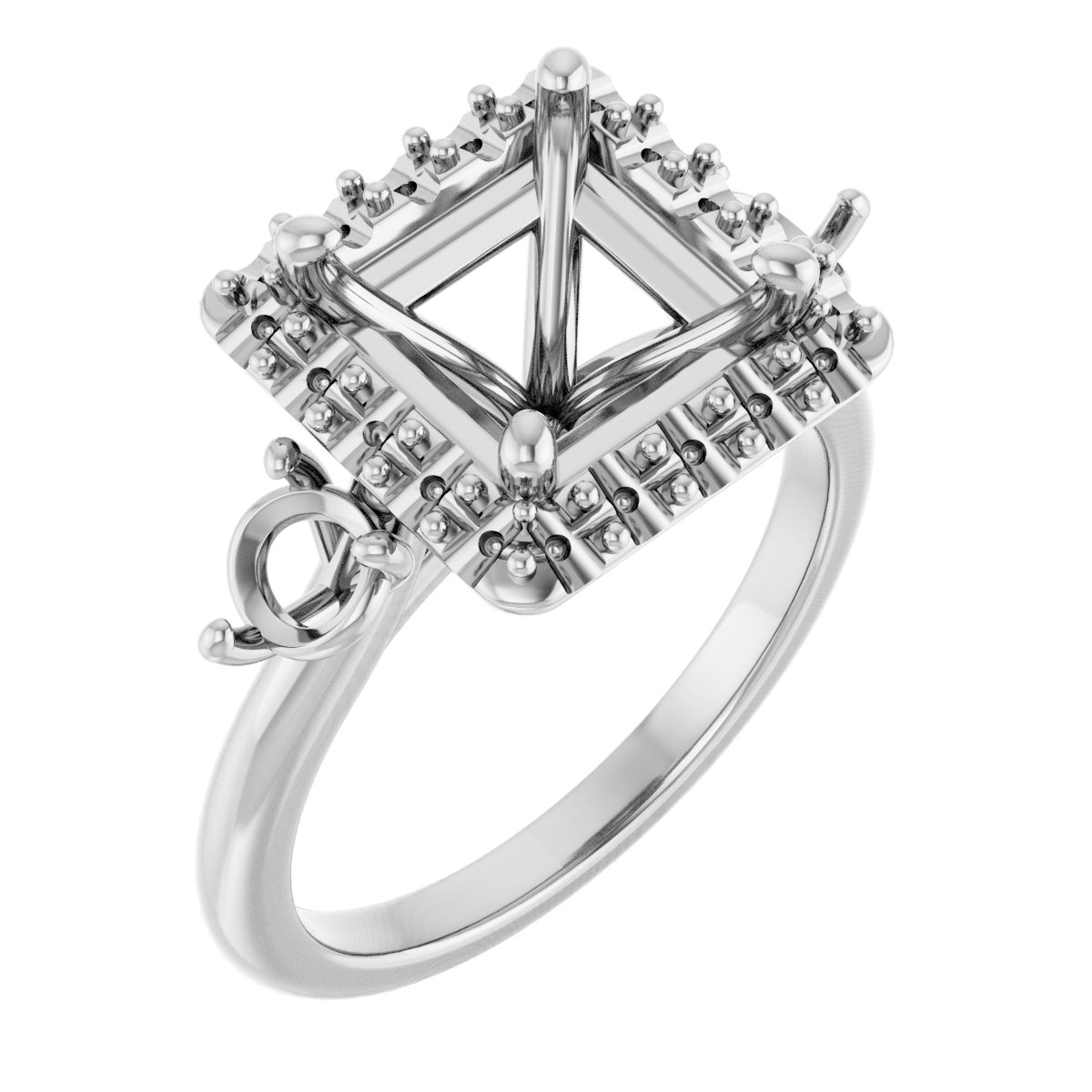 Halo-Style Engagement Ring