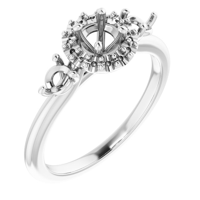 Halo-Style Engagement Ring