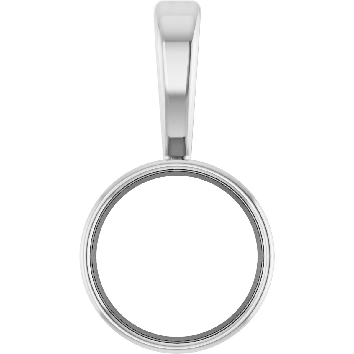 Bezel-Set Solitaire Necklace or Pendant