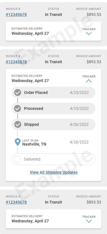 The new order tracker