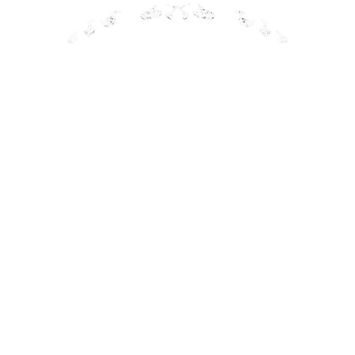 Alternative view of 1/6 Natural Diamond Contour Band – 14K White Gold