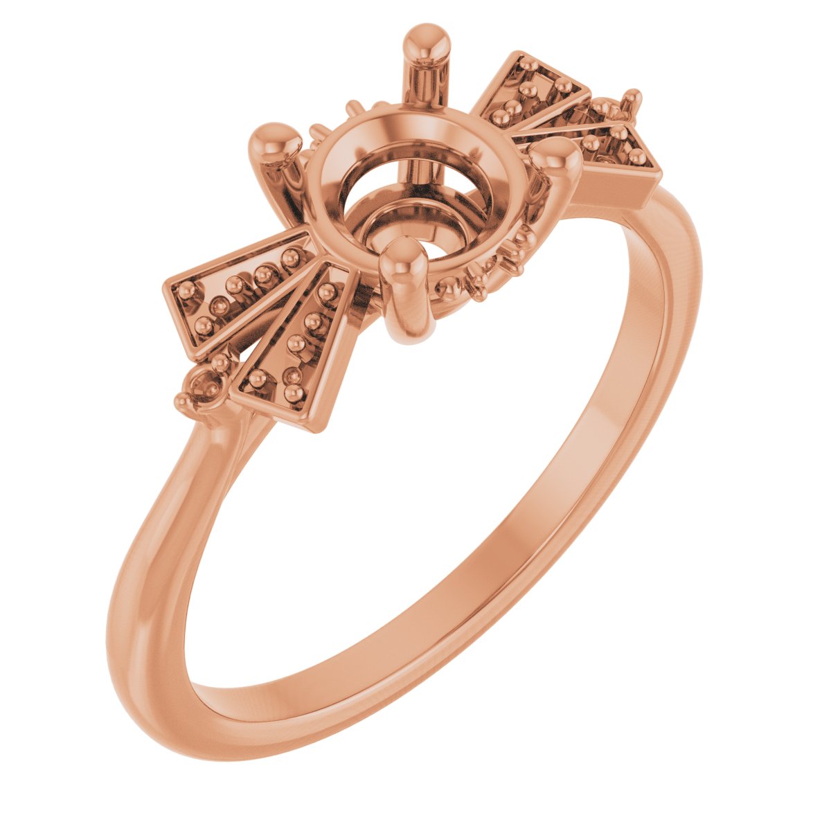 Accented Engagement Ring or Band