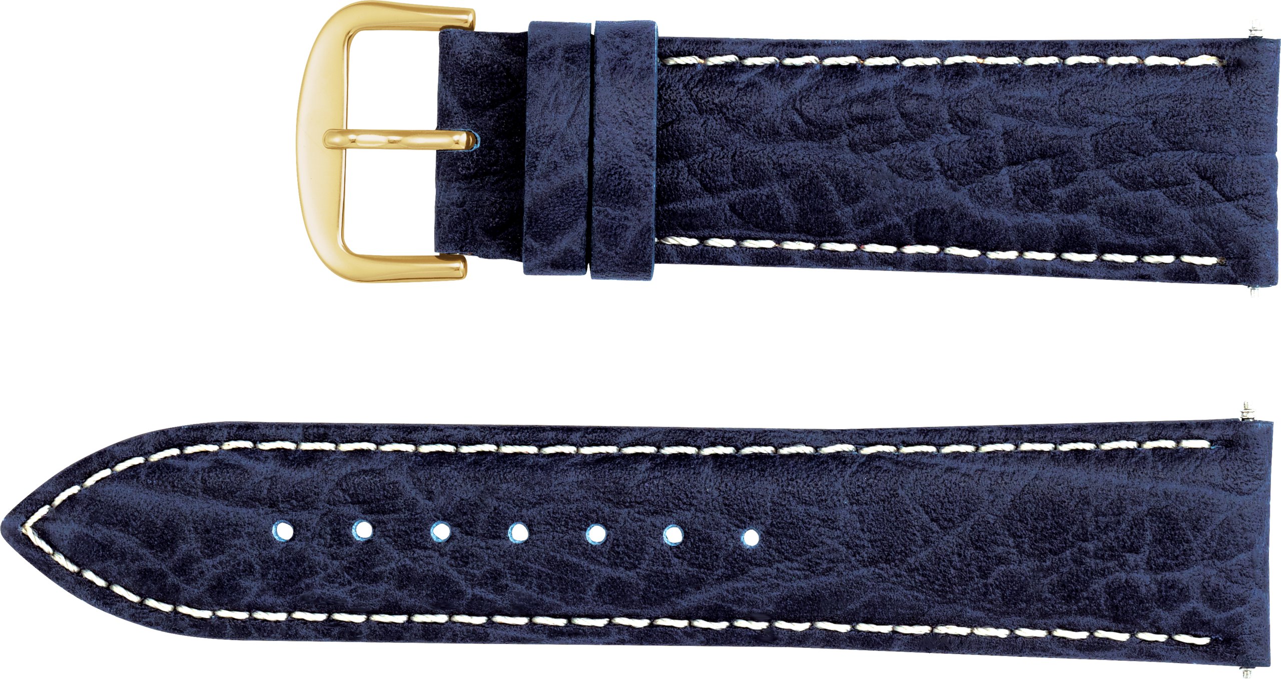 Men's Leather Sport Calf Padded Watch Band