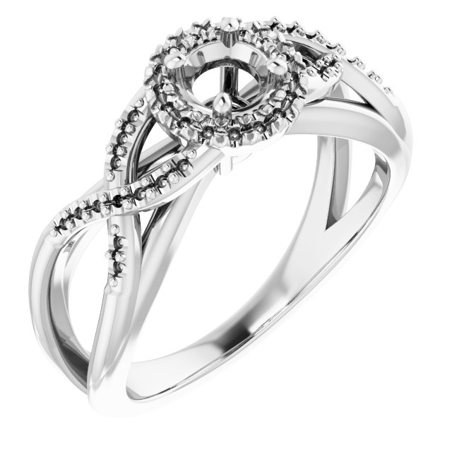 Halo-Style Engagement Ring