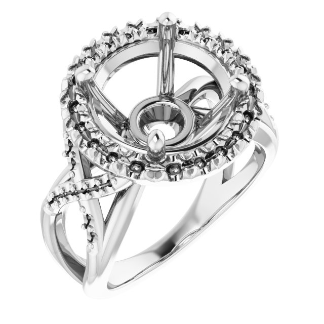 Halo-Style Engagement Ring