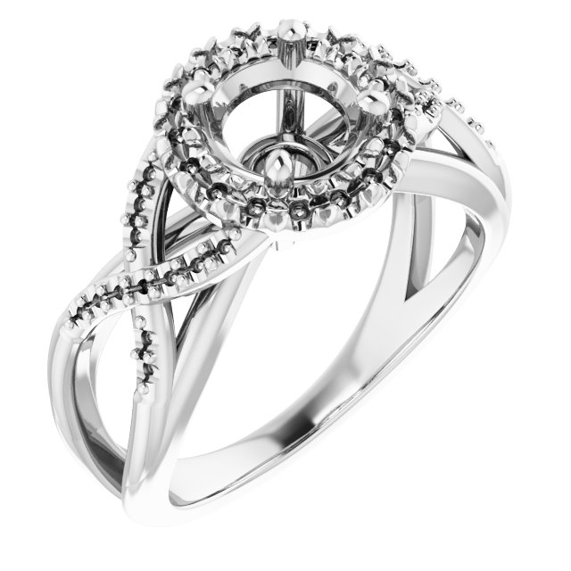 Halo-Style Engagement Ring