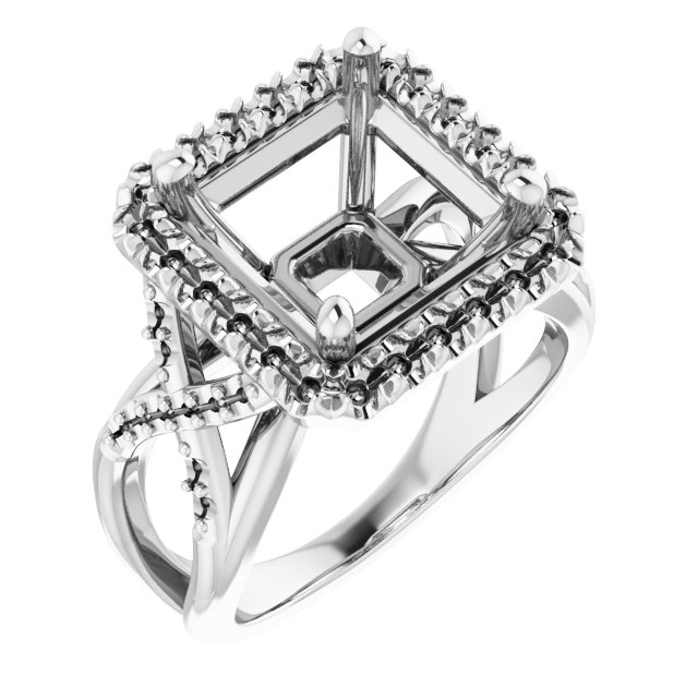 Halo-Style Engagement Ring