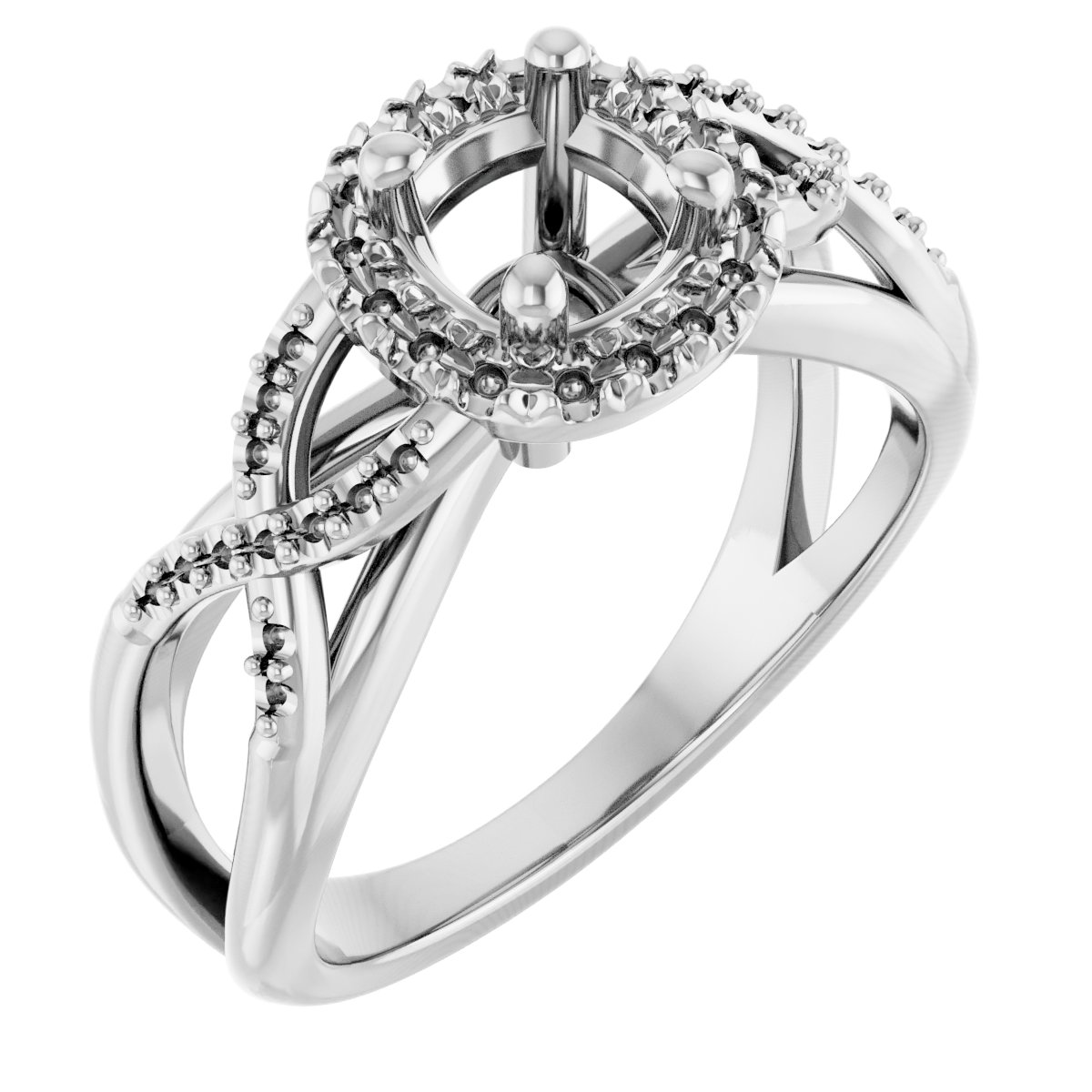 Halo-Style Engagement Ring