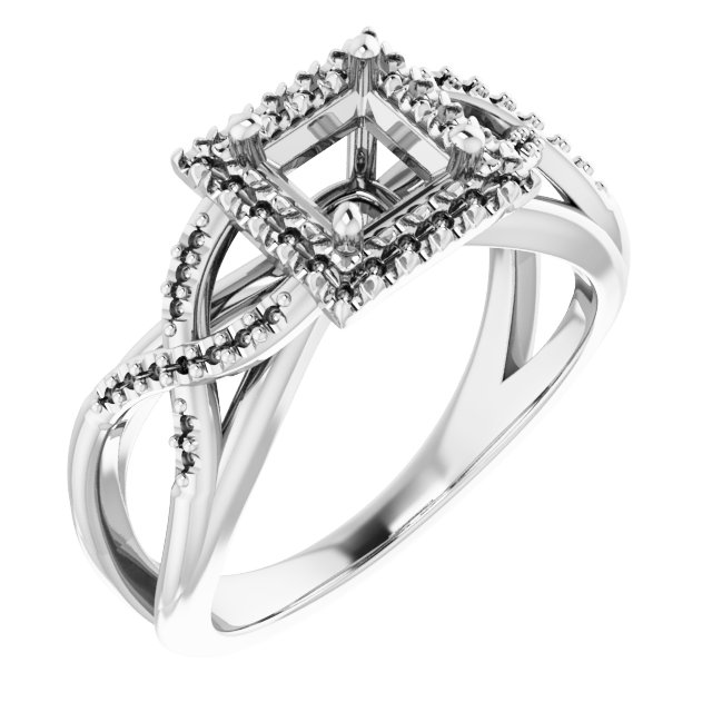 Halo-Style Engagement Ring
