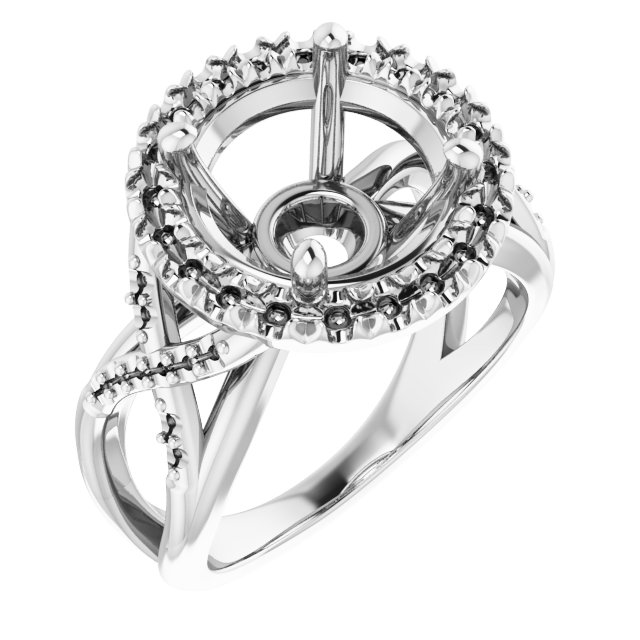 Halo-Style Engagement Ring