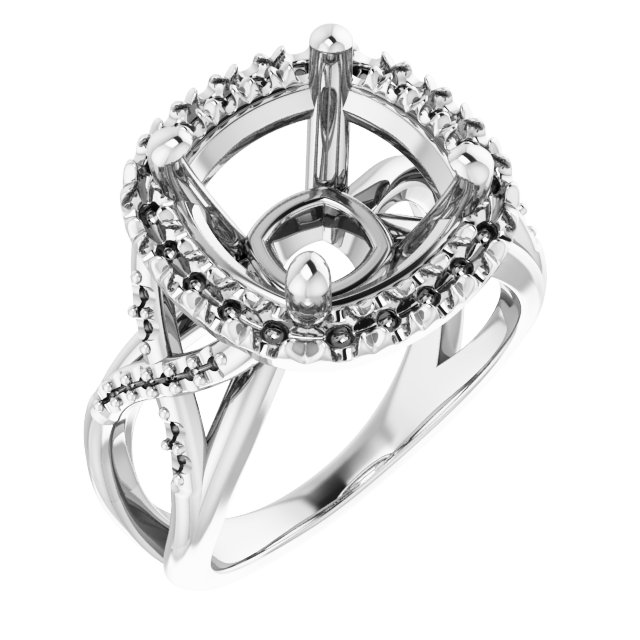 Halo-Style Engagement Ring