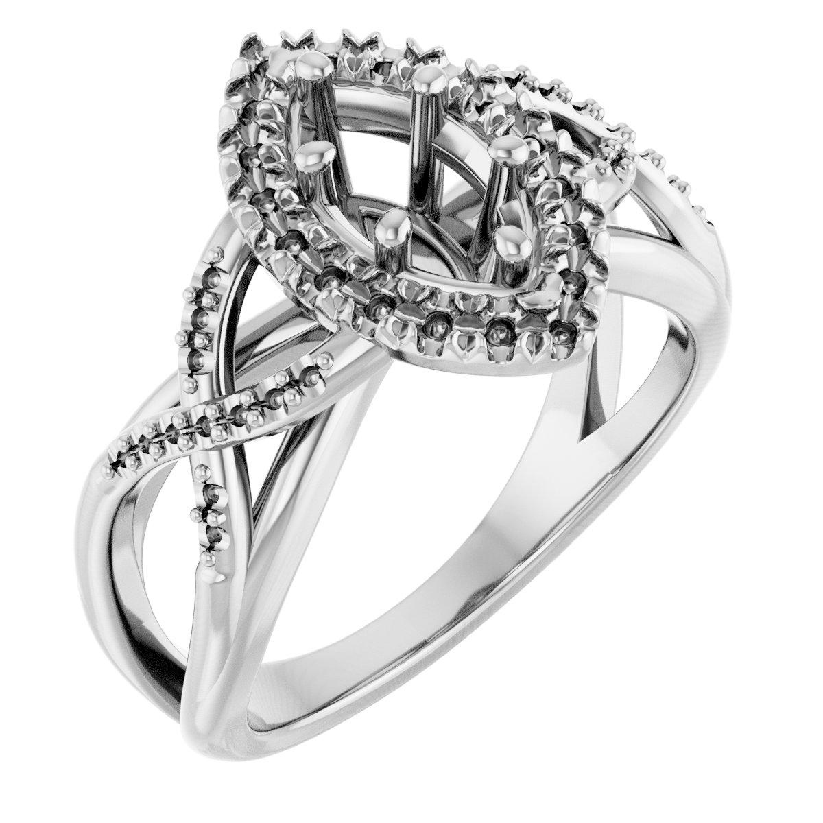 Halo-Style Engagement Ring