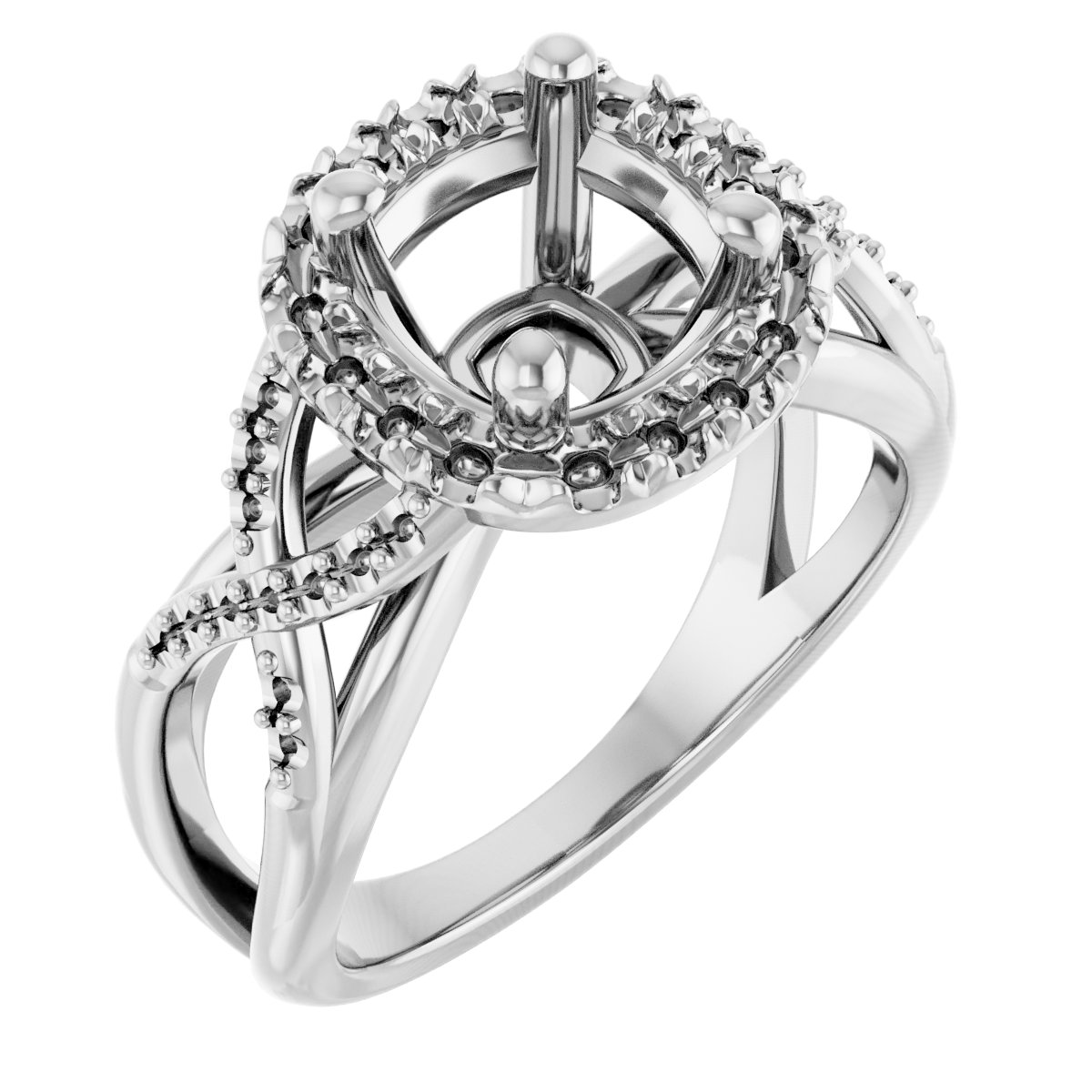 Halo-Style Engagement Ring