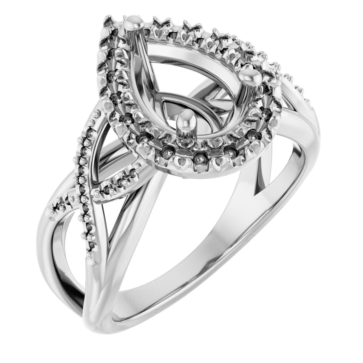 Halo-Style Engagement Ring