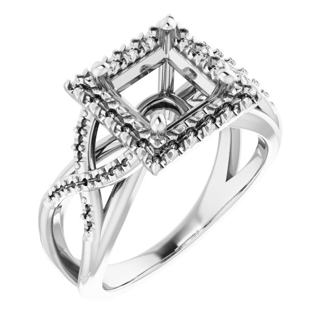 Halo-Style Engagement Ring