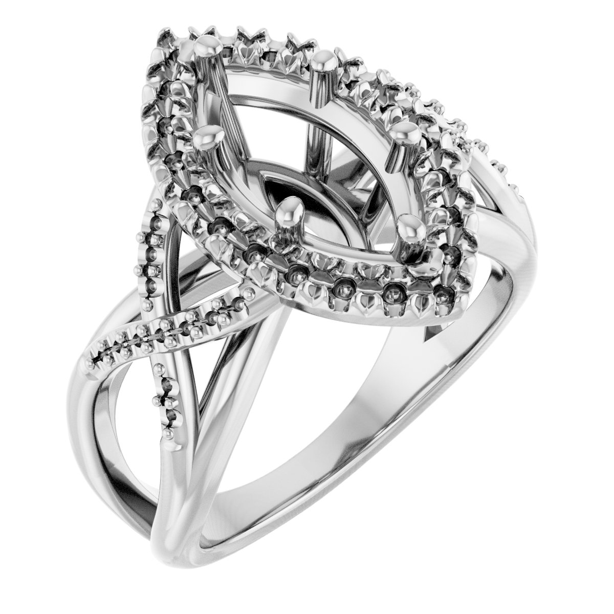 Halo-Style Engagement Ring
