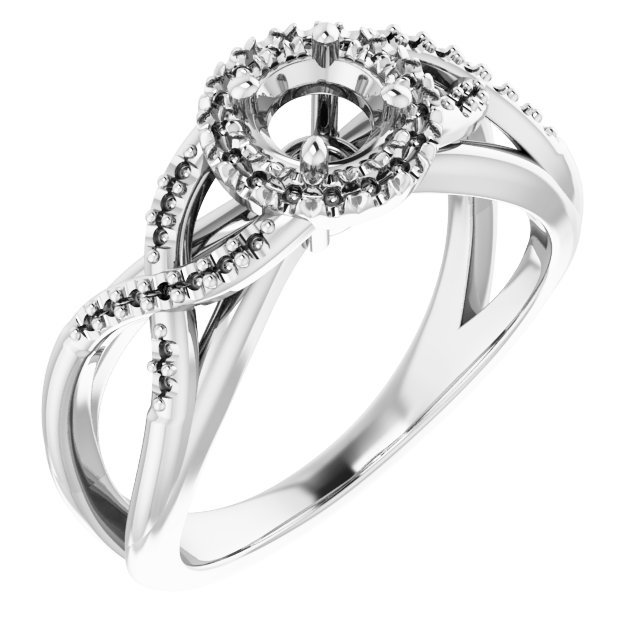Halo-Style Engagement Ring