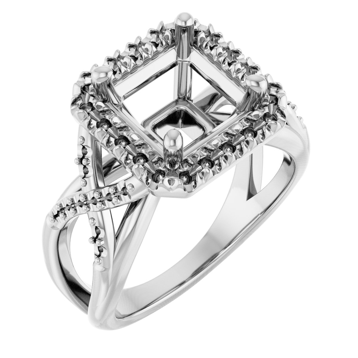Halo-Style Engagement Ring
