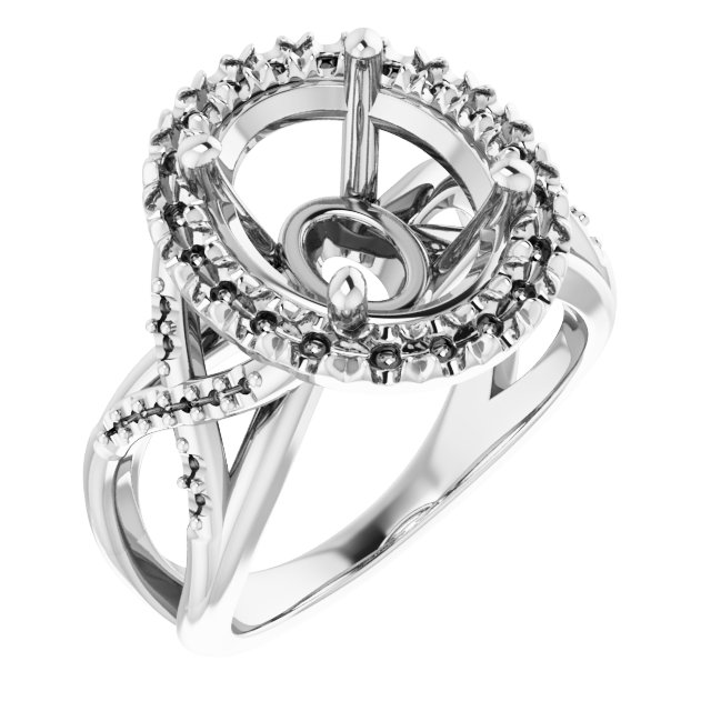 Halo-Style Engagement Ring