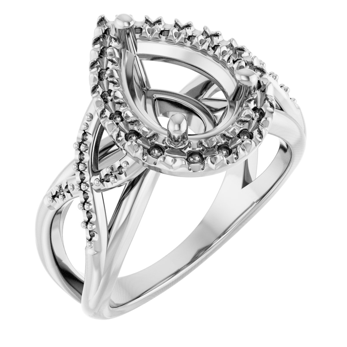 Halo-Style Engagement Ring