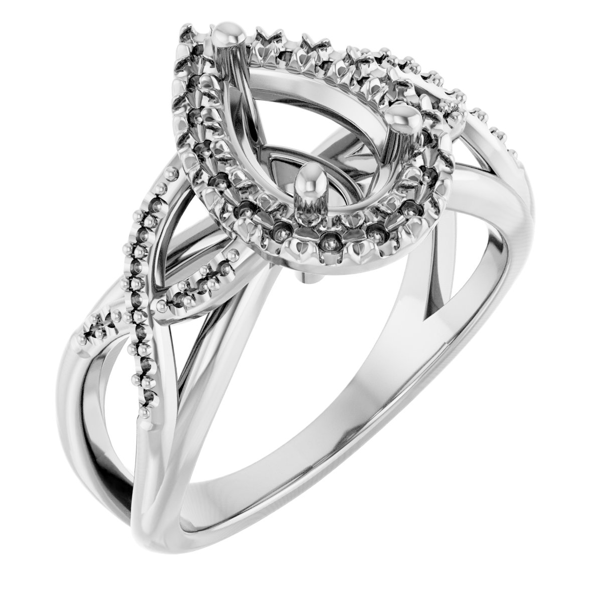Halo-Style Engagement Ring