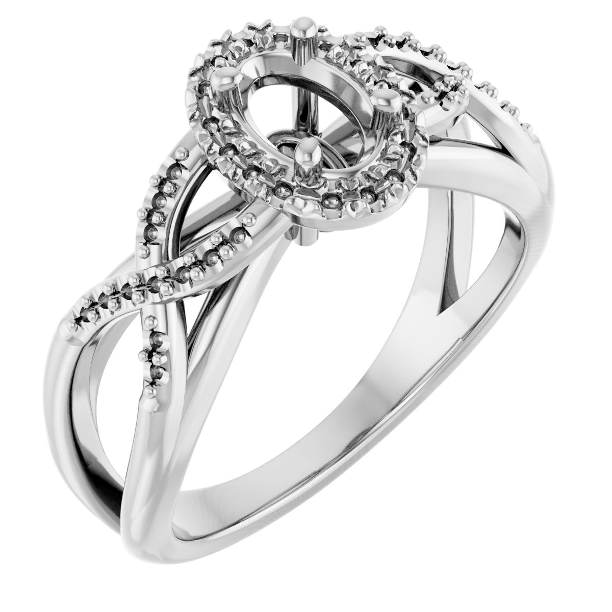 Halo-Style Engagement Ring