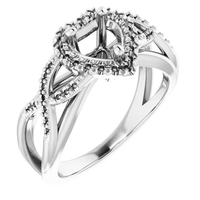 Halo-Style Engagement Ring