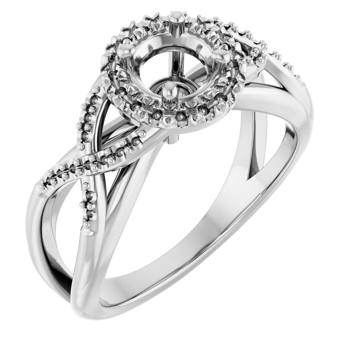 Halo-Style Engagement Ring