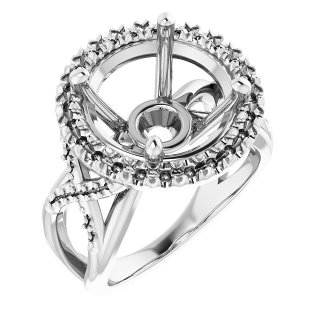 Halo-Style Engagement Ring