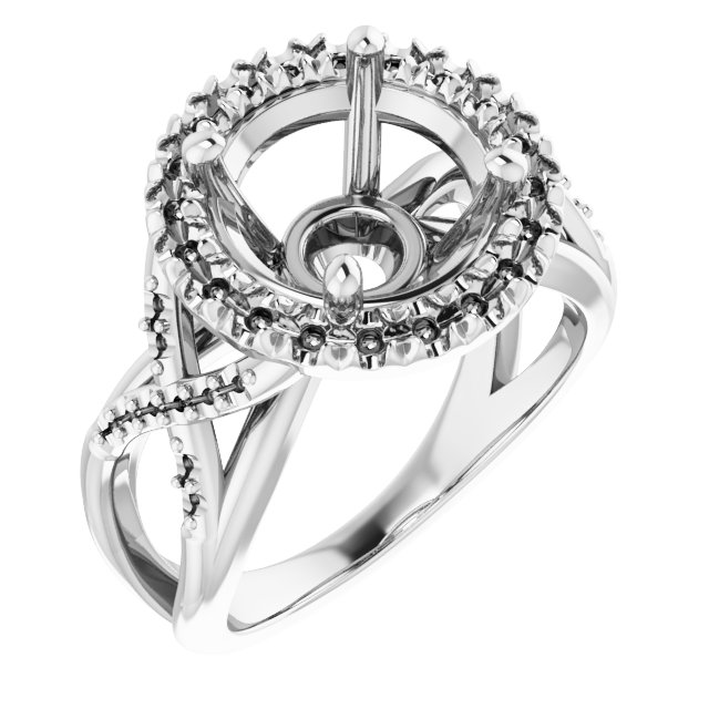 Halo-Style Engagement Ring