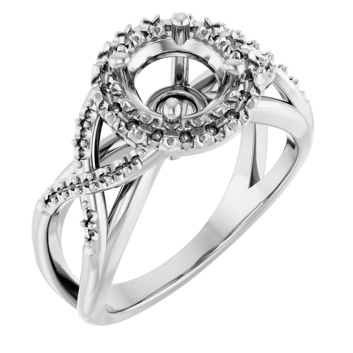 Halo-Style Engagement Ring