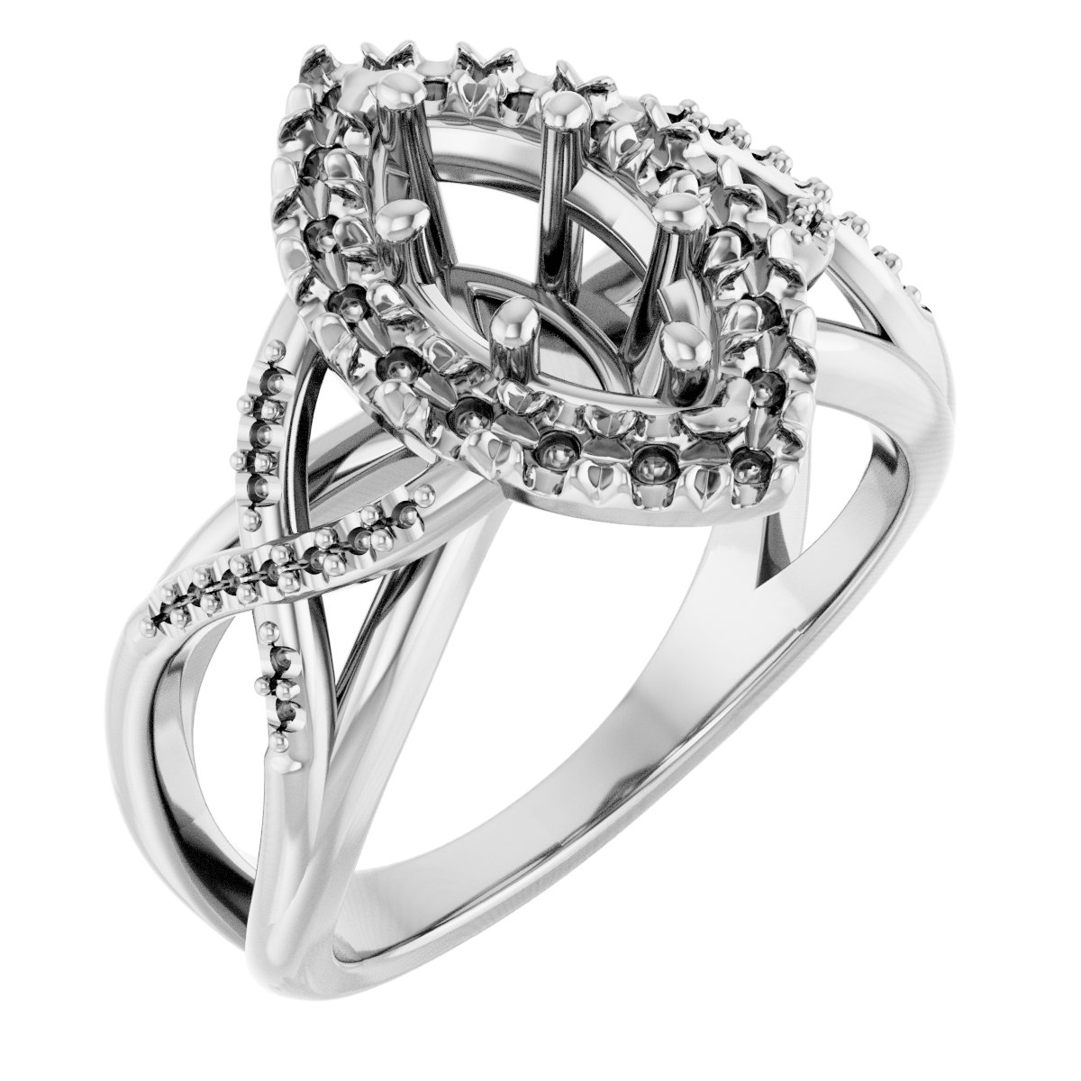Halo-Style Engagement Ring