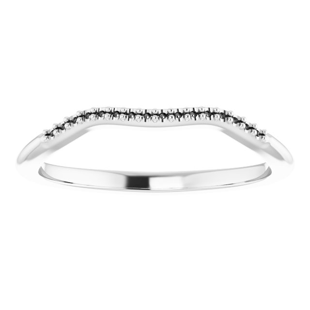 Band Mounting for 9x9 mm Heart Ring view 3